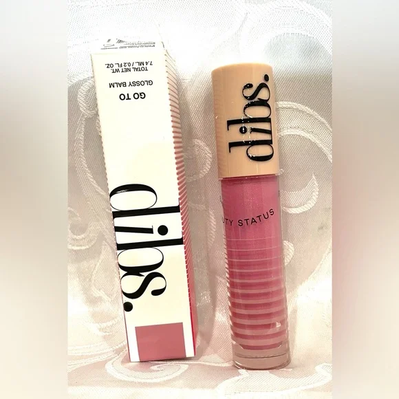 SALE Dibs Rock Candy Pink Lip Gloss. New in Box. - Picture 1 of 8